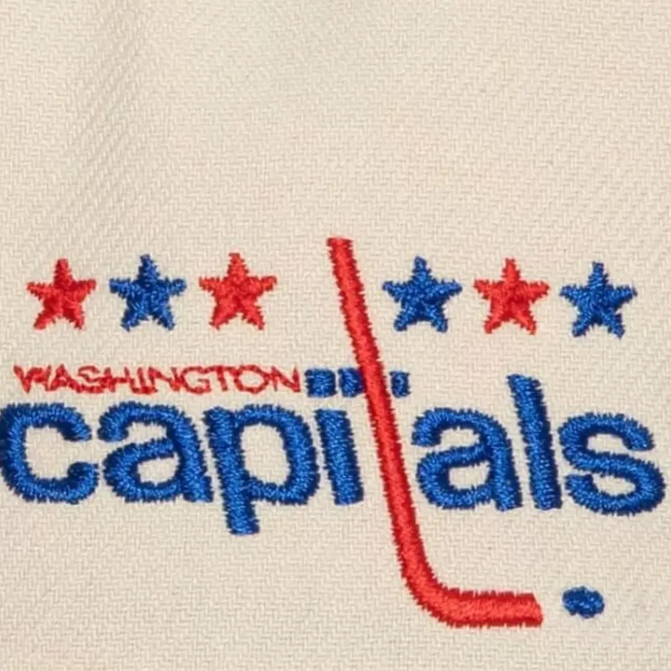 Vintage Cream Snapback Washington Capitals