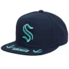 Vintage Hat Trick Snapback Seattle Kraken