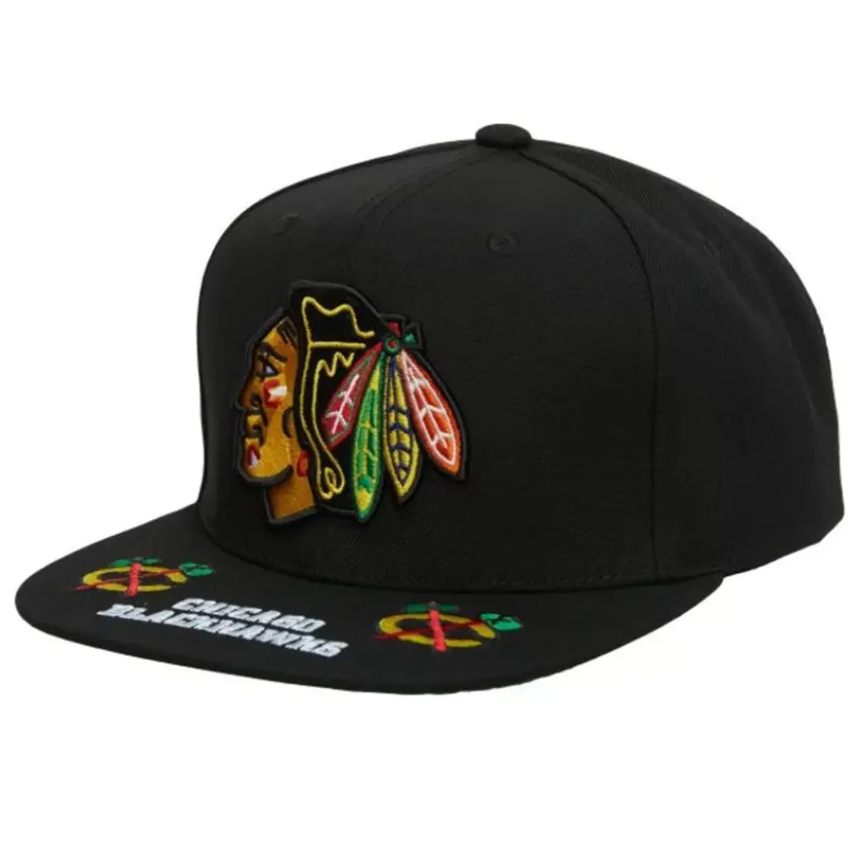 Vintage Hat Trick Snapback Chicago Blackhawks