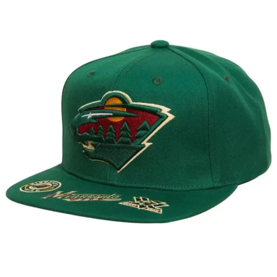 Vintage Hat Trick Snapback Minnesota Wild