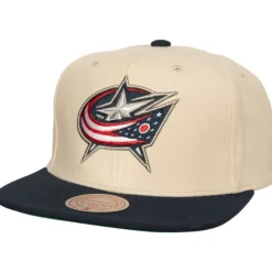 Vintage Off-White Snapback Columbus Blue Jackets