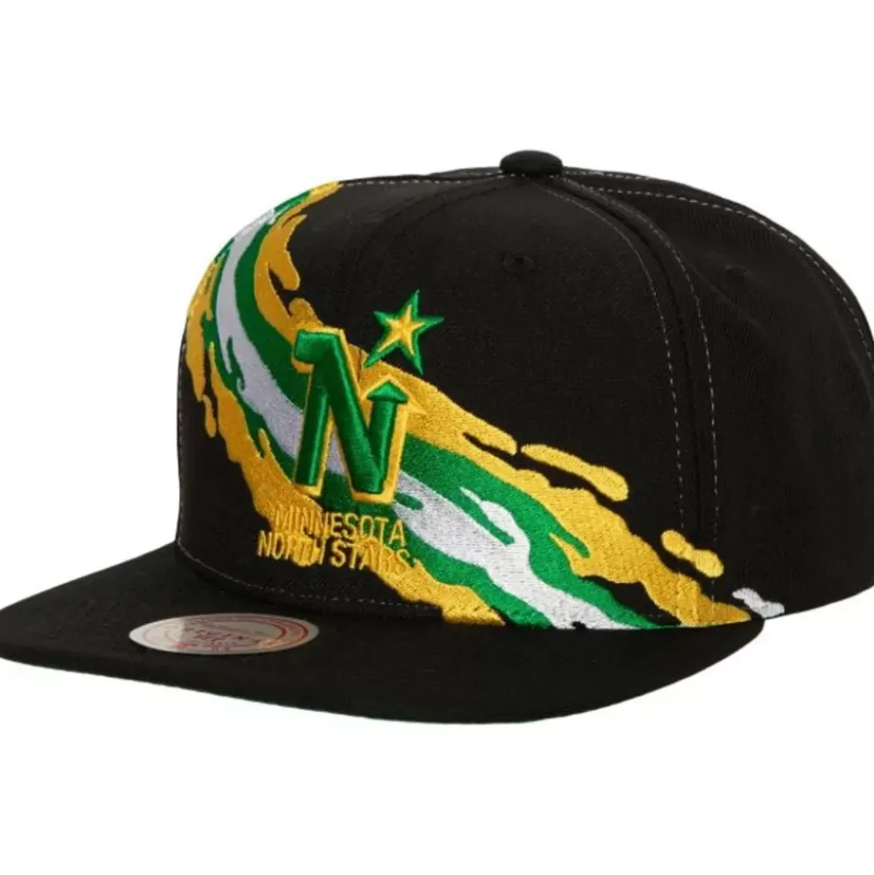 Vintage Paintbrush Snapback Minnesota North Stars