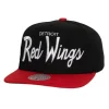 Vintage Script Snapback Detroit Red Wings