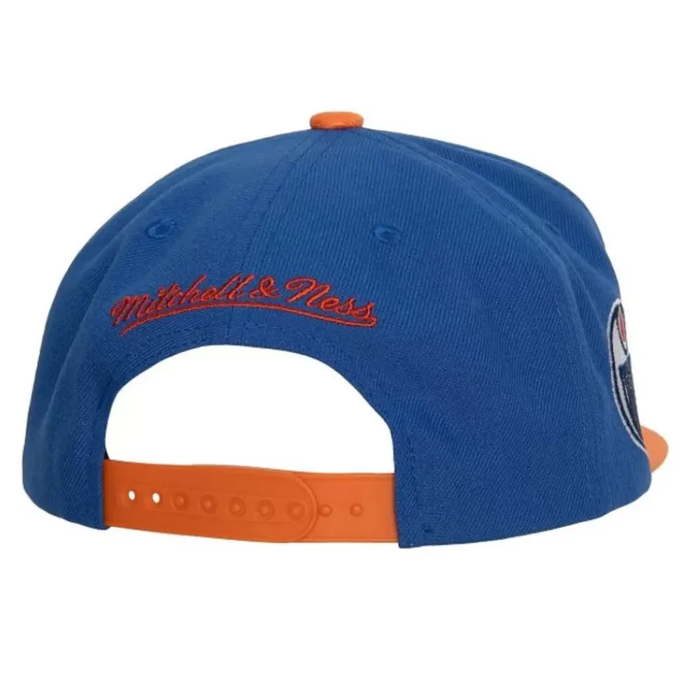 Vintage Script Snapback Edmonton Oilers
