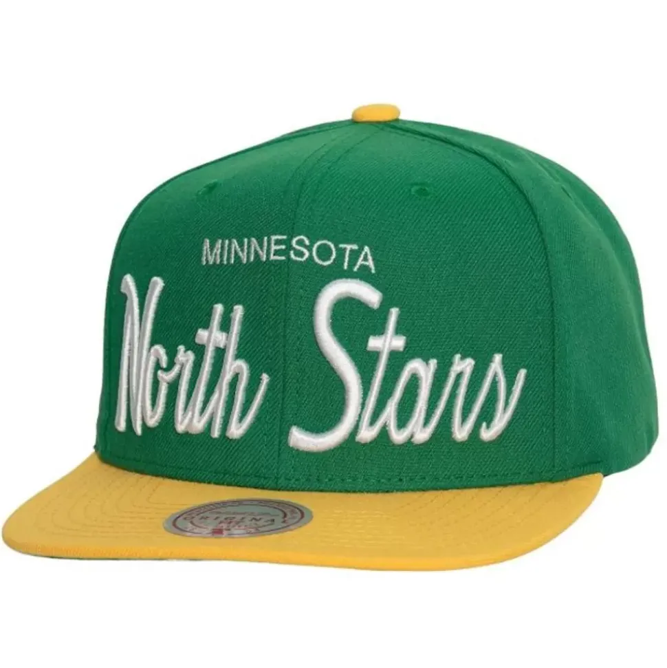 Vintage Script Snapback Minnesota North Stars