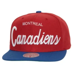 Vintage Script Snapback Montreal Canadiens