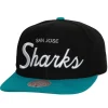 Vintage Script Snapback San Jose Sharks