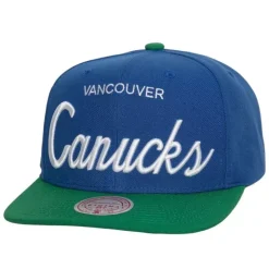 Vintage Script Snapback Vancouver Canucks