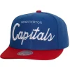 Vintage Script Snapback Washington Capitals