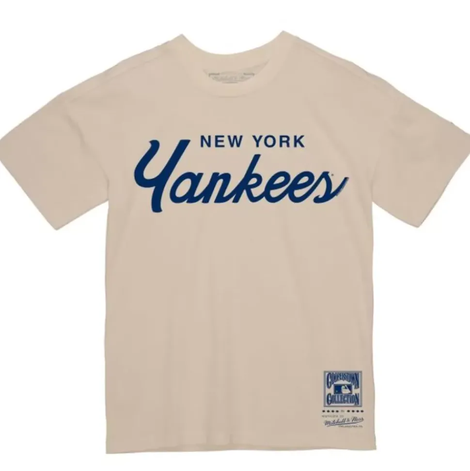 Vintage Script Tee New York Yankees