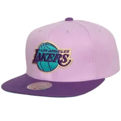 Violet Views Snapback Los Angeles Lakers
