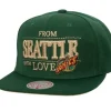With Love Snapback Hwc Seattle Supersonics