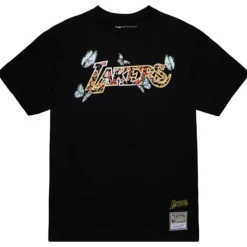 Womens Floral Ss Top Los Angeles Lakers