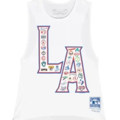 Womens La All Over Print Tee