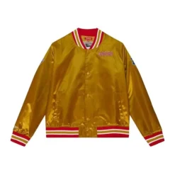 Womens Lightweight Satin Jacket San Francisco 49Ers