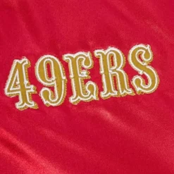 Womens Lightweight Satin Jacket San Francisco 49Ers