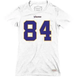 Womens Name & Number Tee Minnesota Vikings Randy Moss