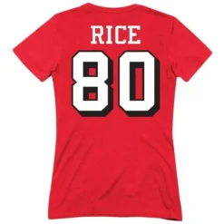 Womens Name & Number Tee San Francisco 49Ers Jerry Rice