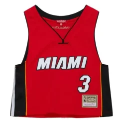 Womens N&N Crop Tank Miami Heat 2005 Dwyane Wade