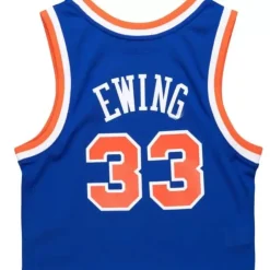 Womens N&N Crop Tank New York Knicks 1991 Patrick Ewing