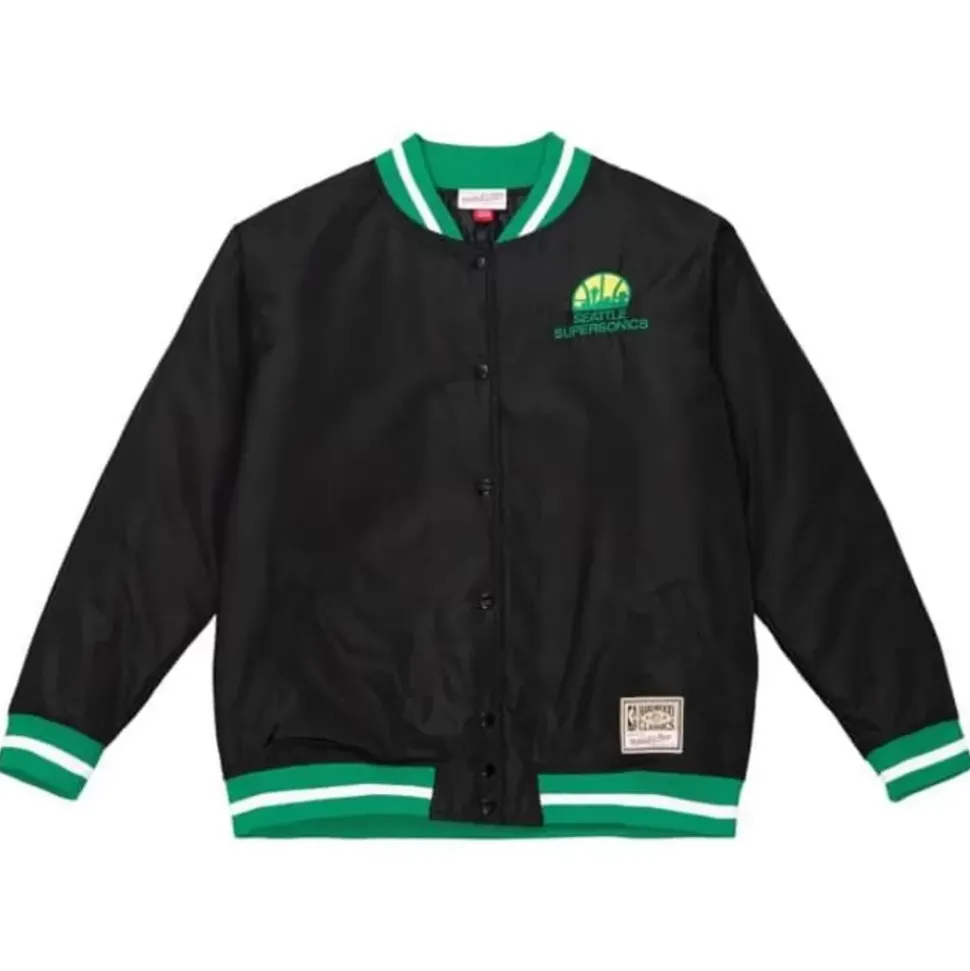 Womens Puffer Jacket Seattle Supersonics