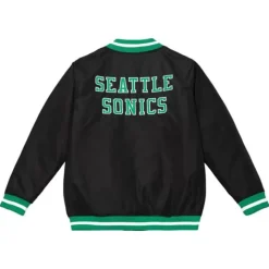Womens Puffer Jacket Seattle Supersonics