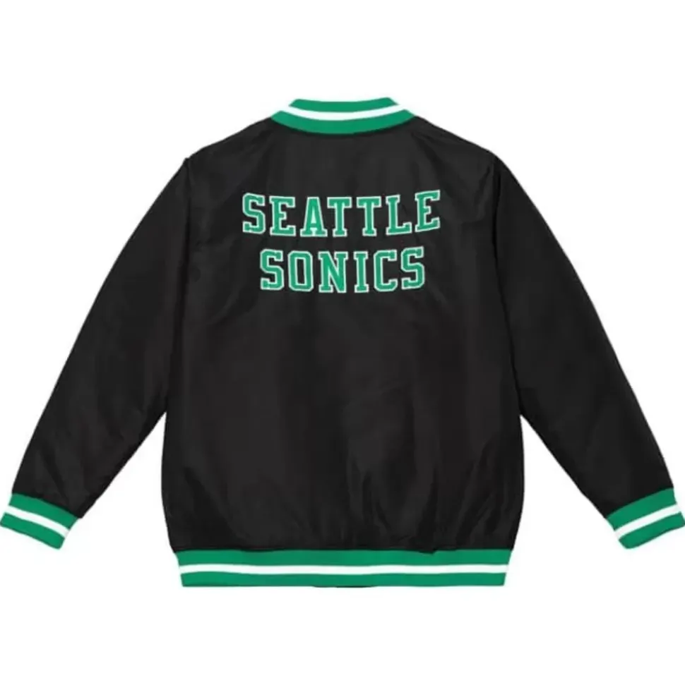 Womens Puffer Jacket Seattle Supersonics