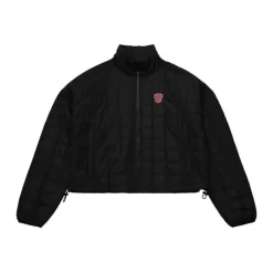 Womens Quilted Puffer Jacket New York Knicks