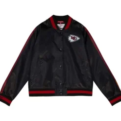 Women'S Raglan Satin Jacket Kansas City Chiefs
