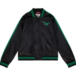 Women'S Raglan Satin Jacket Philadelphia Eagles