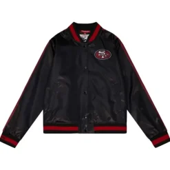 Women'S Raglan Satin Jacket San Francisco 49Ers