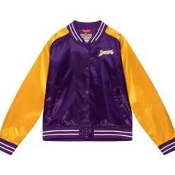 Womens Satin Jacket 2.0 Los Angeles Lakers