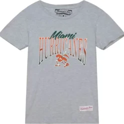 Women'S Script Arc Tee University Of Miami