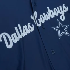 Women'S Ss Button Crop Dallas Cowboys