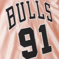 Womens 75Th Anniversary Rose Gold Swingman Dennis Rodman Chicago Bulls 1997-98 Jersey