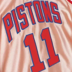 Womens 75Th Anniversary Rose Gold Swingman Isiah Thomas Detroit Pistons 1982-83 Jersey