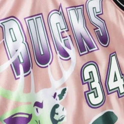 Womens 75Th Anniversary Rose Gold Swingman Ray Allen Milwaukee Bucks 1996-97 Jersey