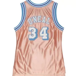 Womens 75Th Anniversary Rose Gold Swingman Shaquille O'Neal Los Angeles Lakers 1996-97 Jersey