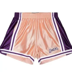 Womens 75Th Anniversary Rose Gold Shorts Los Angeles Lakers