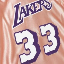 Women'S 75Th Rose Gold Swingman Kareem Abdul-Jabbar Los Angeles Lakers 1983 Jersey